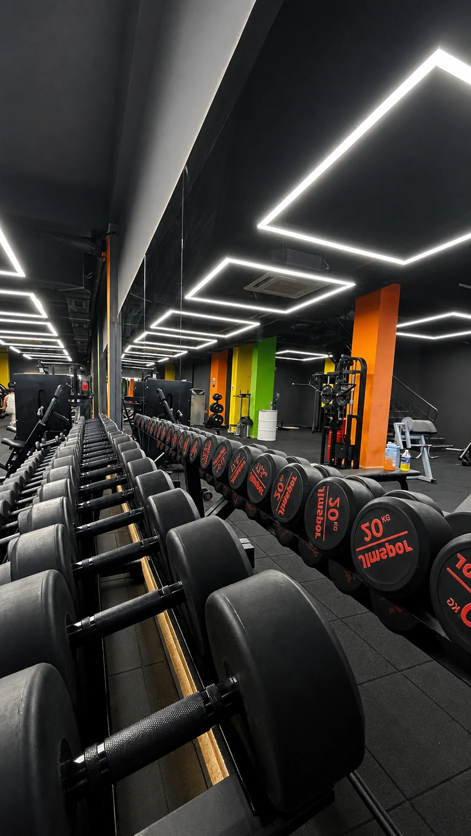 Ares Gym dambıl alanı